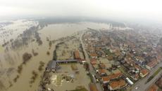 Потопът в Елхово от птичи поглед - Videoclip.bg
