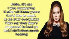 Adele - Hello (lyrics) 1080p HD - Videoclip.bg