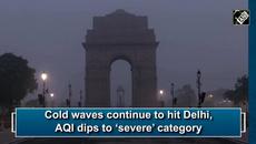 Amid cold waves, AQI dips to ‘severe’ category in Delhi - Videoclip.bg