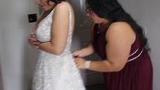 Bride Surprised By Mom Battling Cancer On Wedding Day | Happily TV - Videoclip.bg