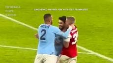 Zinchenko Getting Picked On by Old City Teammates - Videoclip.bg