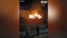 Mystery fire breaks out at Putin family home near Moscow, Russia - Videoclip.bg