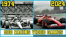RACING video games evolution [1974 - 2024] - Videoclip.bg