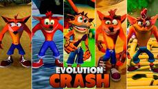 Evolution of Crash Bandicoot in Games (1996 - 2023) - Videoclip.bg