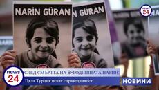 СЛЕД СМЪРТТА НА 8-ГОДИШНАТА НАРИН: Цяла Турция искат справедливост - Videoclip.bg