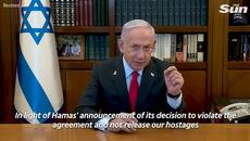 Israel threatens to end Gaza ceasefire if Hamas does not meet deadline to release hostages - Videoclip.bg