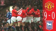 Classic Match Manchester United vs Ipswich Town Premier League 1994/1995 - Videoclip.bg
