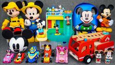 Satisfying with Unboxing Disney Mickey Mouse Water Park Slide Playset| Review Toys ASMR - Videoclip.bg