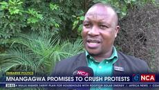 Zimbabwe President Emmerson Mnangagwa promises to crush - Videoclip.bg