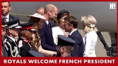 Princess Catherine and Prince William greet French President for UK State Visit | HELLO! - Videoclip.bg