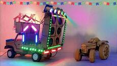 Mini Dj truck wedding Dj truck At-Home Dj truck kese banaye dj making dj car dj project barat dj sr - Videoclip.bg
