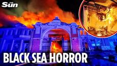 Black Sea battle erupts as Russia BOMBS Odesa & Ukraine hits Sochi after peace talks collapse - Videoclip.bg