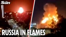 Oil depot EXPLODES as Ukraine launches major strike on Russian city of Sochi - Videoclip.bg