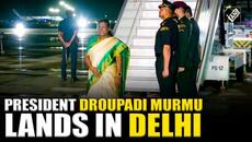 President Droupadi Murmu returns to India after her 4-day state visit to Portugal and Slovakia - Videoclip.bg