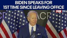 Former President Biden speaks for 1st time since leaving office - Videoclip.bg