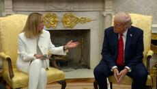 President Trump Participates in a Bilateral Meeting with the Prime Minister of Italy, Apr. 17, 2025 - Videoclip.bg