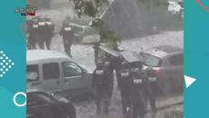 Градушки удрят Париж 4 май 2025 г. Френската столица беше погребана от силна градушка - Videoclip.bg