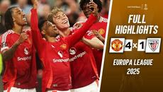Mason Mount Goal - Manchester United vs Athletic Bilbao 4-1 - Highlights & All Goals - 2025 - Videoclip.bg