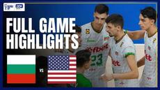BULGARIA vs. USA | FULL GAME HIGHLIGHTS | 2025 FIVB MEN'S WORLD CHAMPIONSHIP | SEPT. 25 - Videoclip.bg