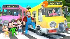 Fun Bus Ride with Mommy, Daddy and Grandpa | Lalafun Nursery Rhymes & Kids Songs - Videoclip.bg