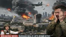 KYIV ON THE EDGE OF COLLAPSE! Dozens of Russian MiG-31s ​​bombard Without Mercy - ARMA 3 - Videoclip.bg