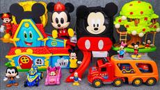 Satisfying with Unboxing Disney Junior Mickey Mouse Jumbo Fun House Playset | Review Toys ASMR - Videoclip.bg