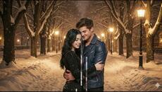 Даная и Крис – Зимна светлина (Romantic Winter Ballad, 2025) - Videoclip.bg