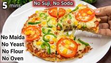 No Maida No Flour Healthy Pizza Recipe | Tiffin Recipe | Healthy Kids Lunchbox Ideas | Pizza Recipe - Videoclip.bg