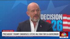 President Trump endorses Steve Hilton for California governor - Videoclip.bg