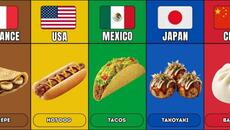 Street Food From Different Countries - Videoclip.bg