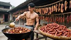 Traditional Wisdom Turns Pork into Cured Sausage - Videoclip.bg