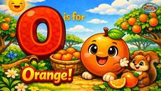 O is for Orange | ABC Learning for Kids | Preschool Alphabet Story - Videoclip.bg