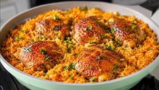When I Don't Feel Like Cooking, I Make This Chicken & Rice | BUYDEEM Ceramic Nonstick Pan - Videoclip.bg