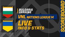 Bulgaria v Ukraine: LIVE scoreboard - FIVB Volleyball Men's VNL Nations League 2026-06-28 14:00 - Videoclip.bg