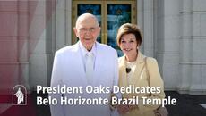 President Oaks Dedicates the Belo Horizonte Brazil Temple - Videoclip.bg
