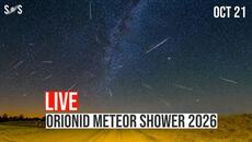 Live : Orionid Meteor Shower 2026 - Videoclip.bg