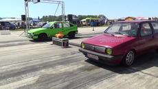 Vw Golf 2 1.8t vs Opel Kadett C20ne - Videoclip.bg