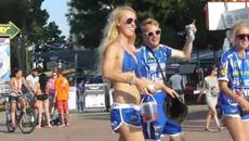 Танци В Центъра на Слънчев Бряг 2014 -  За Конкурса Pharrell Williams - Happy day 2014 Bulgaria Sunny Beach - Videoclip.bg