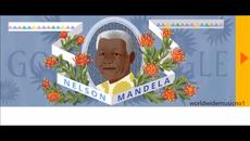 Нелсън Мандела Човека - Сърце за Световният Мир (Nelson Mandela's 96th Birthday - Google Doodle July 18,2014) - Videoclip.bg