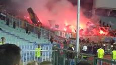 Факли и бомбички в сектора на Стяуа  Прочети повече на: http://www.sportal.bg/video.php?video=69313 - 28.07.2014g. - Videoclip.b