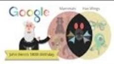 Джон Вен е британски логик и философ  (John Venn) в Google Лого - Videoclip.bg