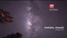 Звезден дъжд от Персеиди в нощното небе тази нощ 11.08.2014 - Perseid meteor shower lights up the sky - Videoclip.bg