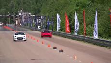 Corvette C7 Stingray vs Jaguar F-type R / Супер Тунинг - Videoclip.bg