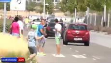 Подивели фенове изпратиха с шутове Гарет Бейл след тренировка - Videoclip.bg