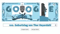 Тур Хейердал (Kon-Tiki Thor Heyerdahl) Hорвежки морски биолог Thor Heyerdahl (Google Doodle) - Videoclip.bg