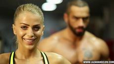 Лазар Ангелов и красавицата Янита тренират заедно във фитнеса - Videoclip.bg