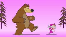 Маша и Мечока ( За първи път в първи клас) Анимации за Деца | Маша и Медведь 11 Епизод - Videoclip.bg