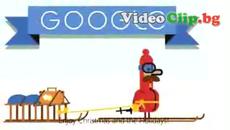 Весели празници от Google! Happy Holidays 2014 Google Doodle - Videoclip.bg