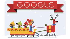 Весели празници от Google - Google Doodle - Videoclip.bg