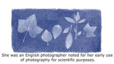 Anna Atkins Google Doodle 16.03.2015 - Анна Аткинс : 216 години от рождението на фотографката - Videoclip.bg